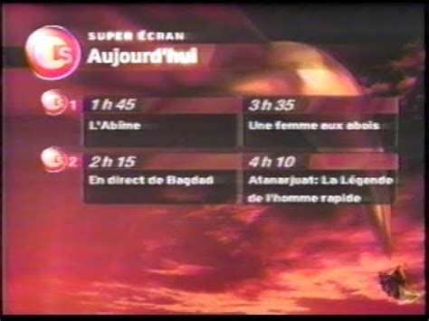 super ecran horaire|TV Schedule for Super Ecran HD 1